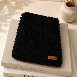 solid black pouch